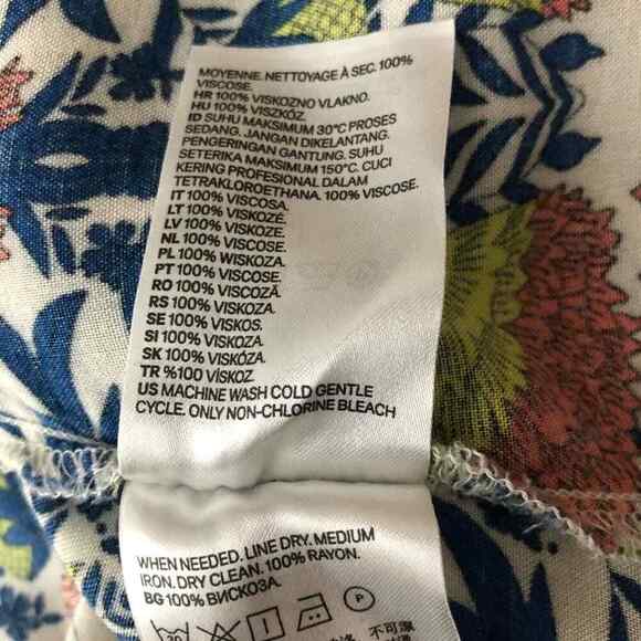 H&M Women's Short Sleeve Shift Floral Dress Size 8 - Picture 10 of 10